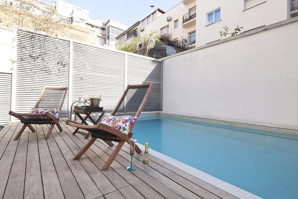 Apartment Barcelona Rentals - Private Pool And Garden Center ספרד